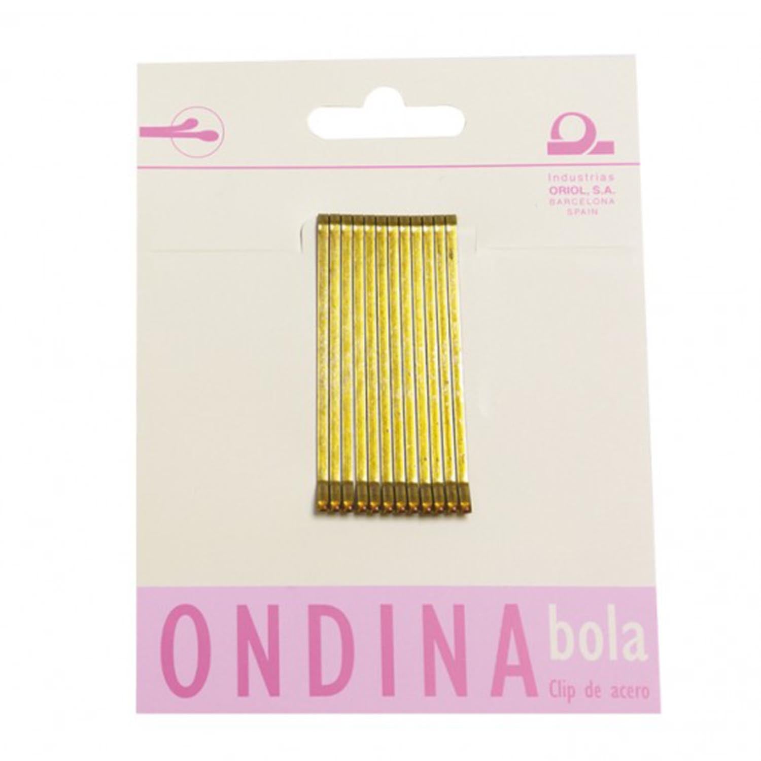 Eurostil Ondina Clips 50Mm Bola Bronce 12Un
